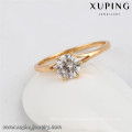 13934 Xuping simple design gold plated finger wedding rings